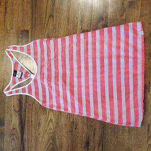 Womens Nike Swim gray & pink swimsuit coverup size S